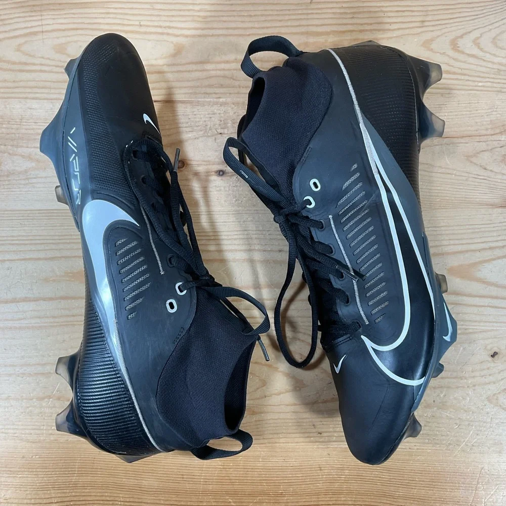 Nike Vapor Edge Pro 360 2 Football Cleats Men's Size 14 Black White DA5456-010